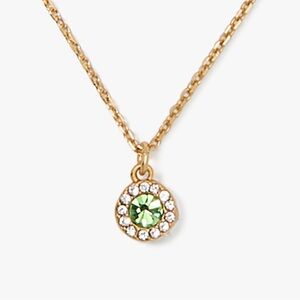 Kate Spade You're A Gem Pave Halo Pendant NWT